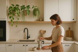 Las mejores plantas colgantes para dar vida a cocinas pequeñas